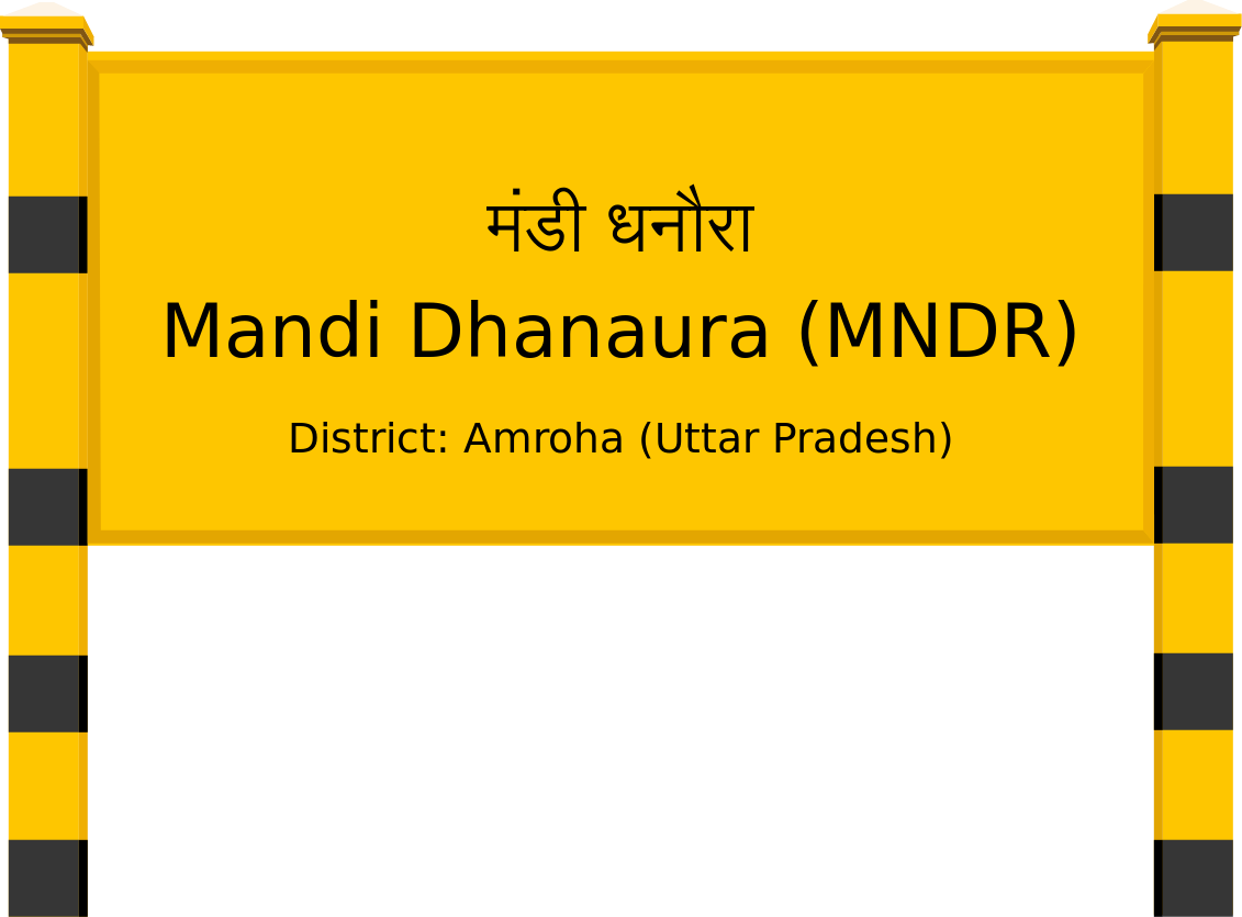 Mandi Dhanaura (MNDR) Railway Station