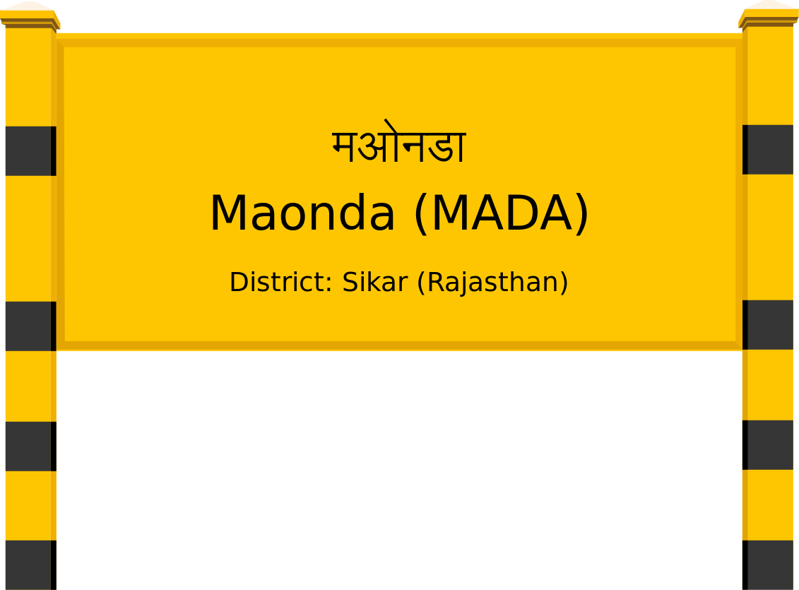 Maonda (MADA) Railway Station