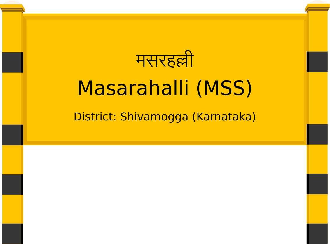 Masarahalli (MSS) Railway Station
