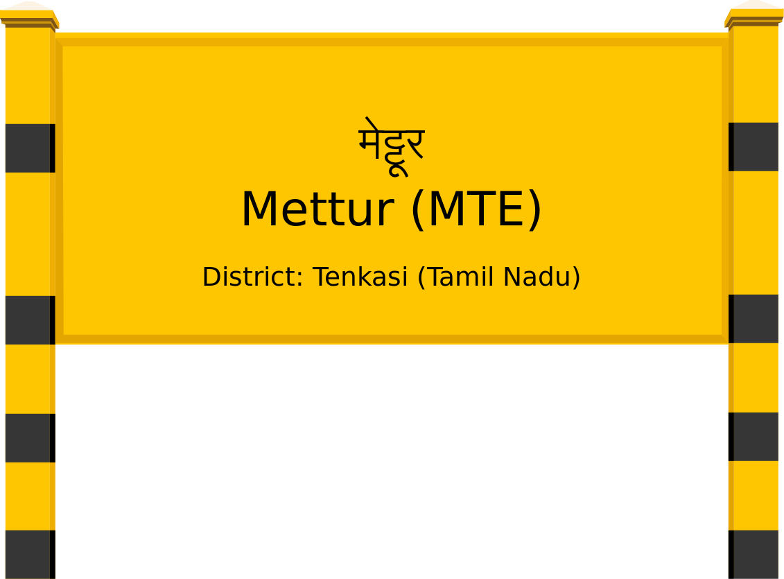 Mettur (MTE) Railway Station