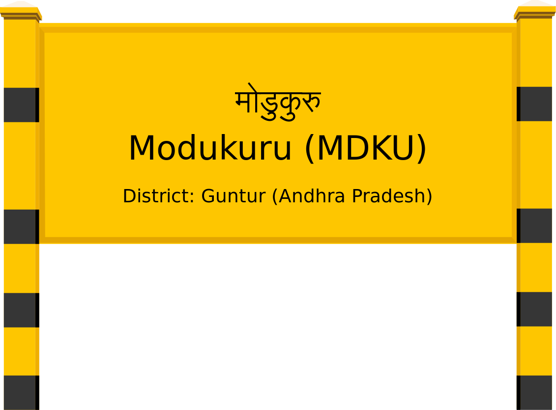 Modukuru (MDKU) Railway Station