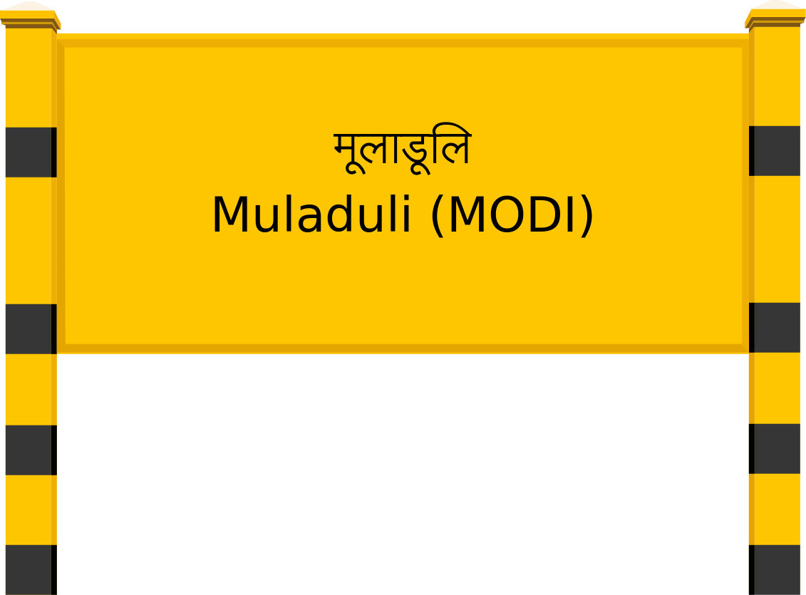 Muladuli (MODI) Railway Station