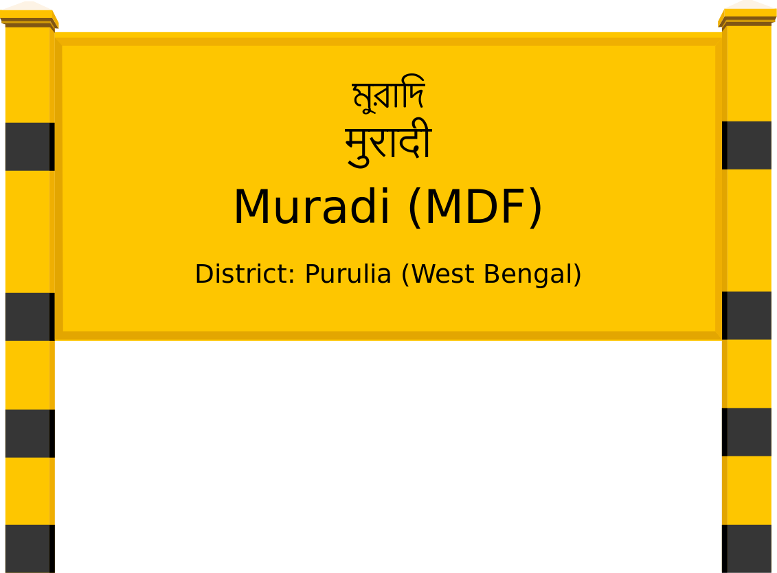 Muradi (MDF) Railway Station