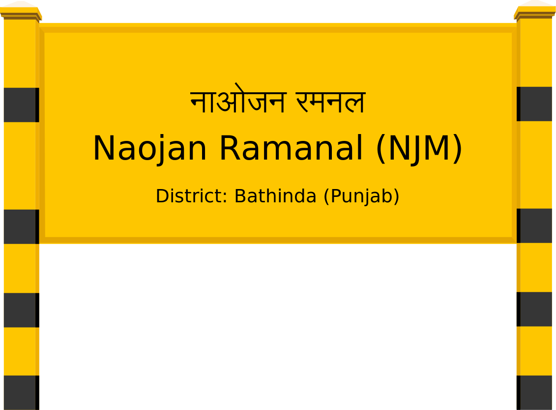 Naojan Ramanal (NJM) Railway Station