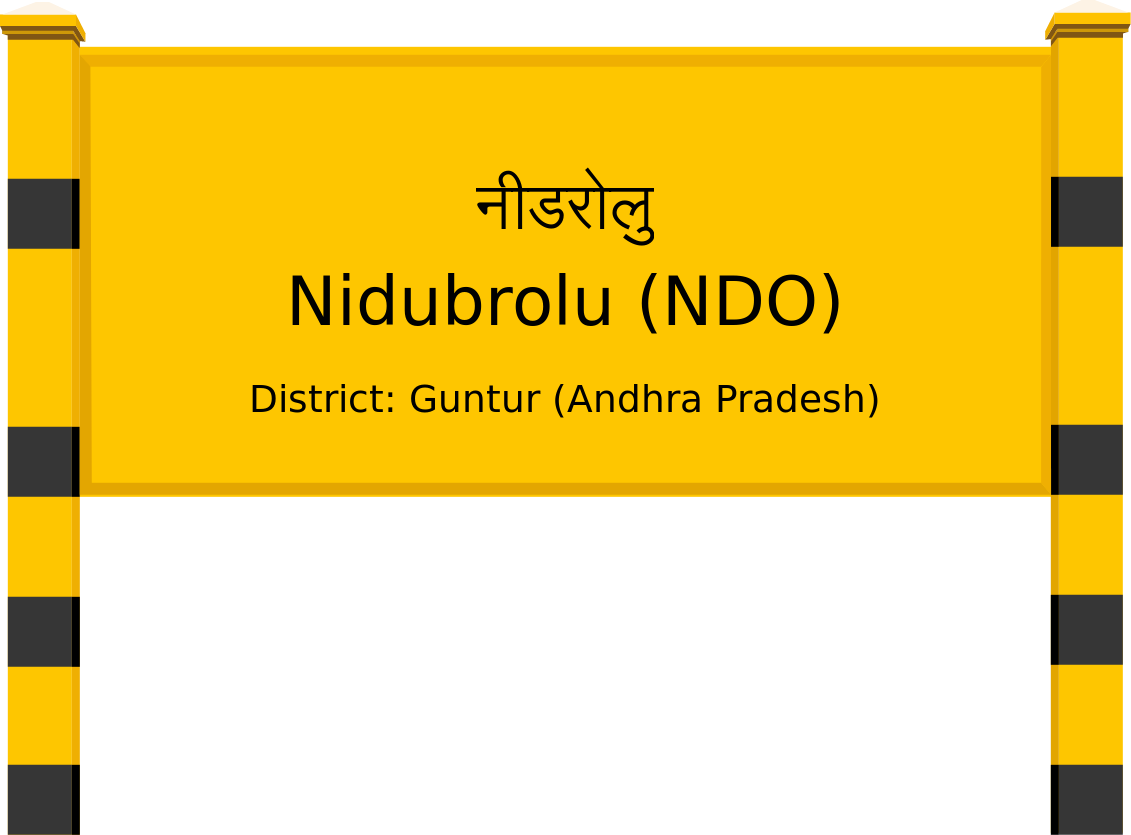 Nidubrolu (NDO) Railway Station