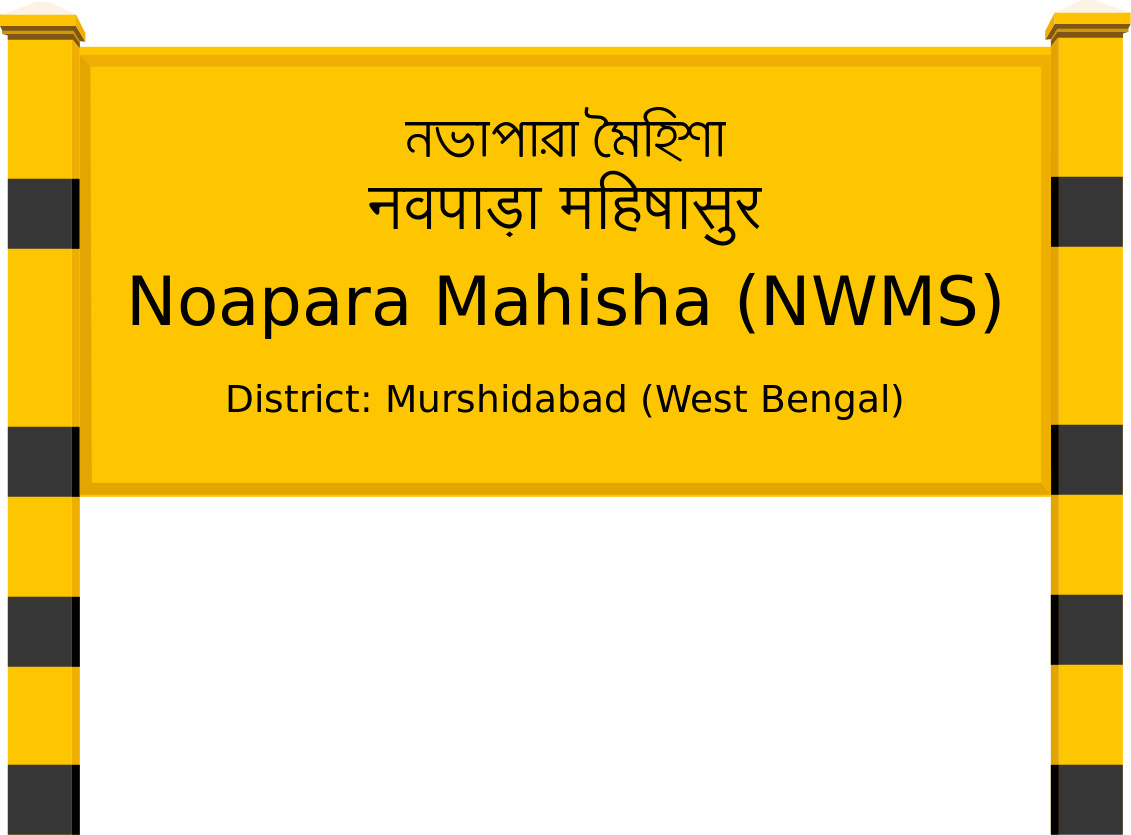 Noapara Mahisha (NWMS) Railway Station