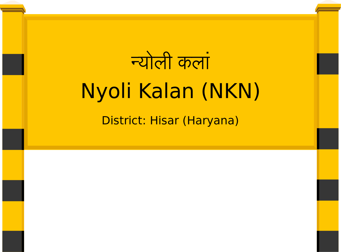 Nyoli Kalan (NKN) Railway Station