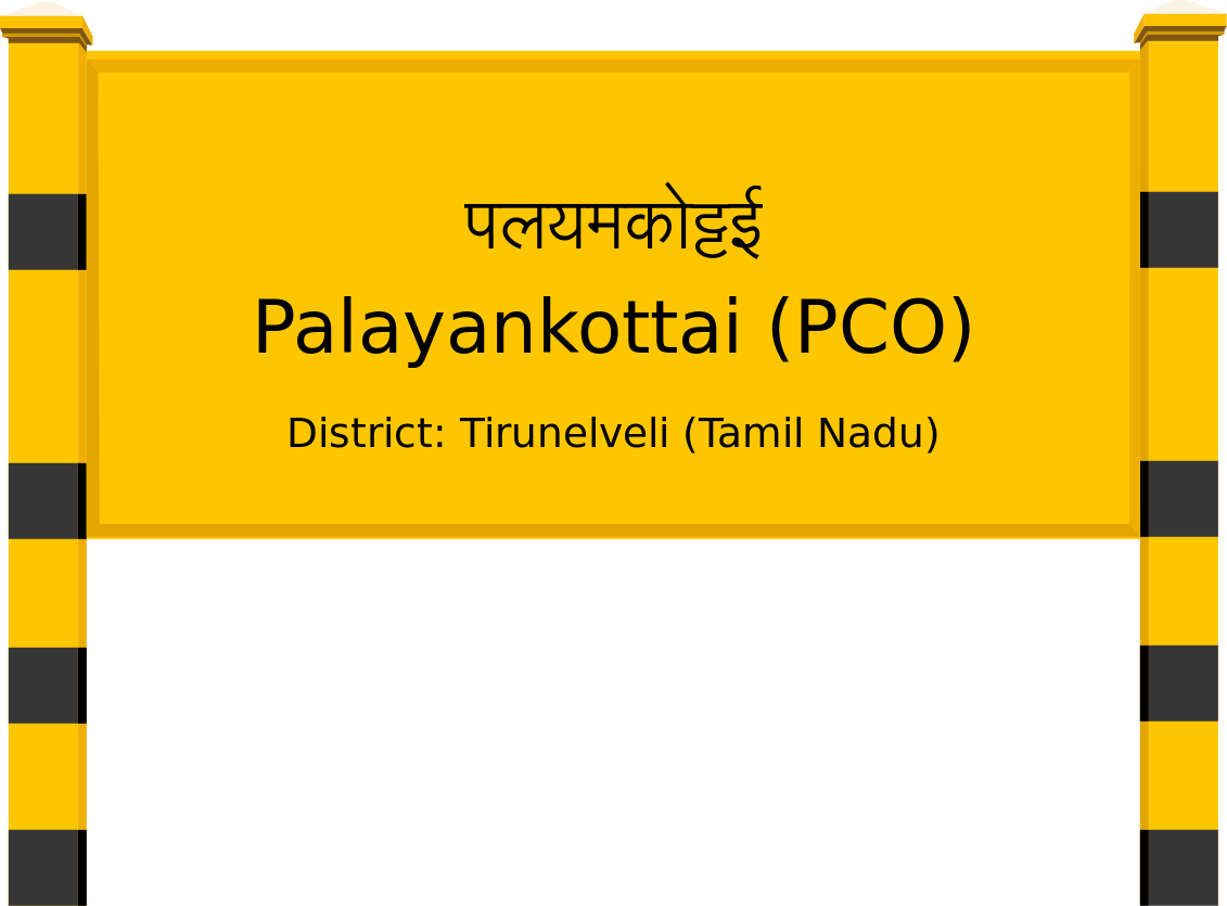 Palayankottai (PCO) Railway Station