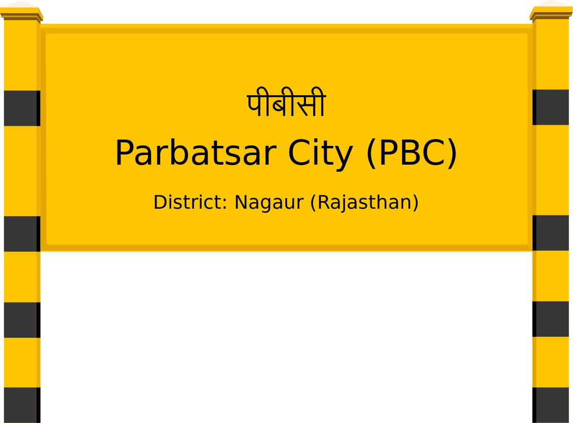 Parbatsar City (PBC) Railway Station