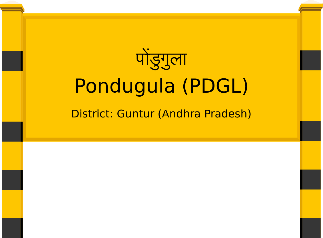 Pondugula (PDGL) Railway Station