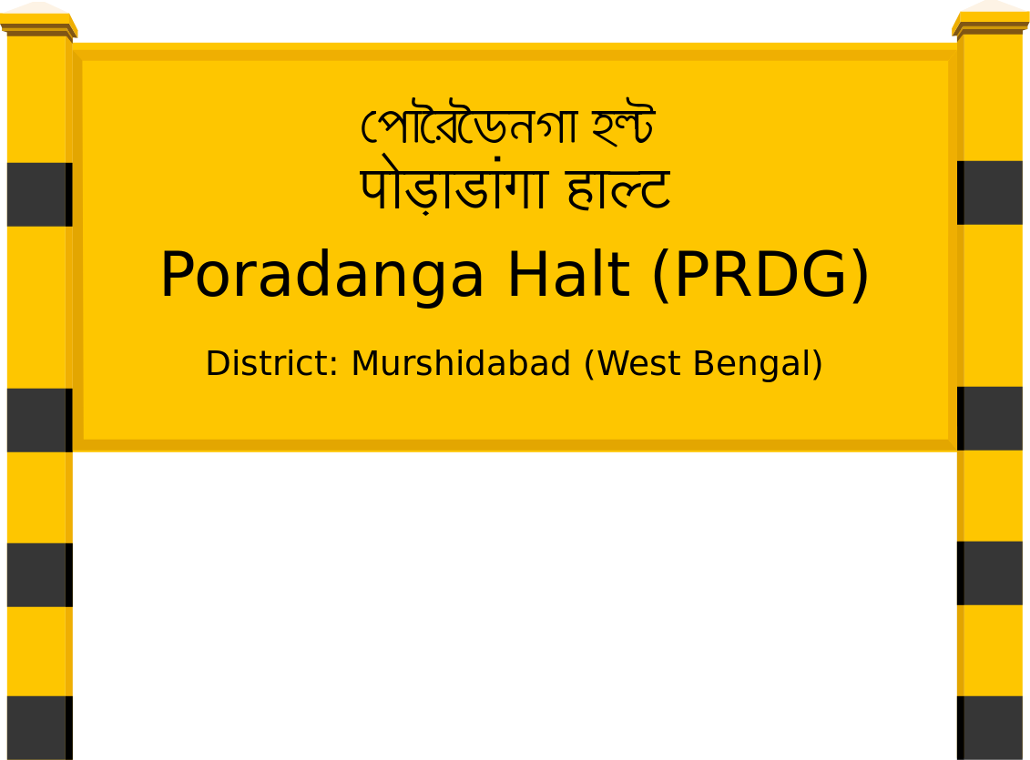 Poradanga Halt (PRDG) Railway Station
