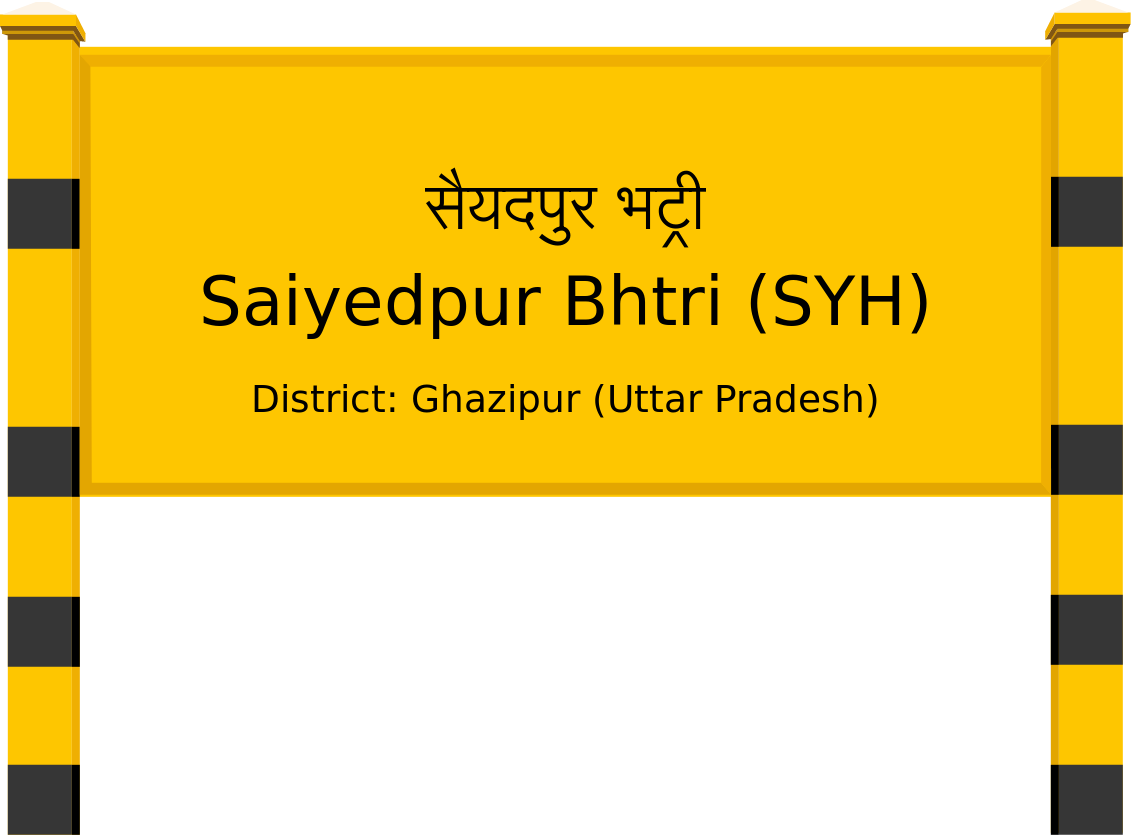 Saiyedpur Bhtri (SYH) Railway Station