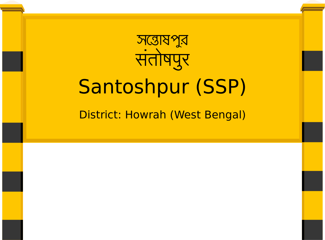 Santoshpur (SSP) Railway Station