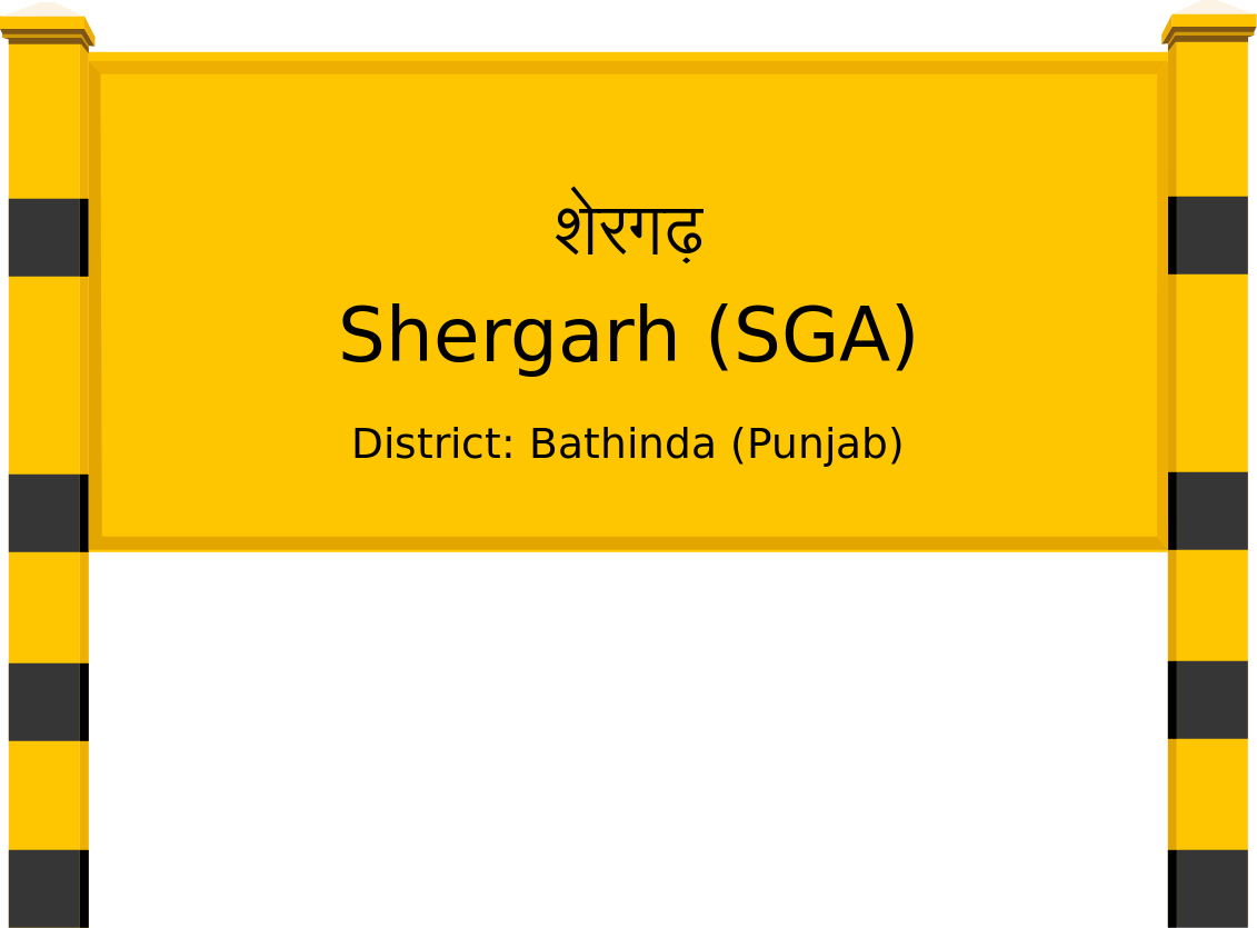 Shergarh (SGA) Railway Station