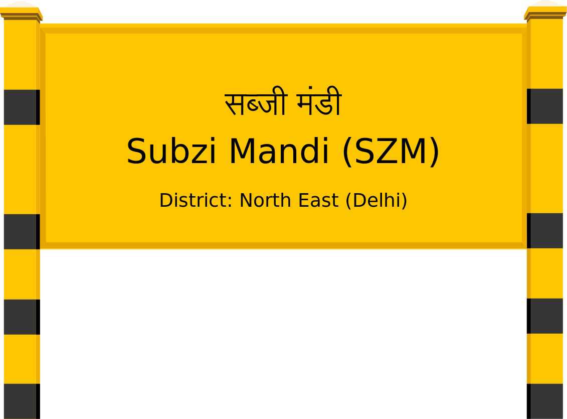 Subzi Mandi (SZM) Railway Station