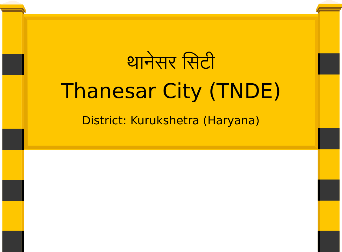 Thanesar City (TNDE) Railway Station