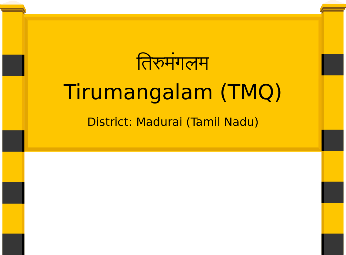 Tirumangalam (TMQ) Railway Station