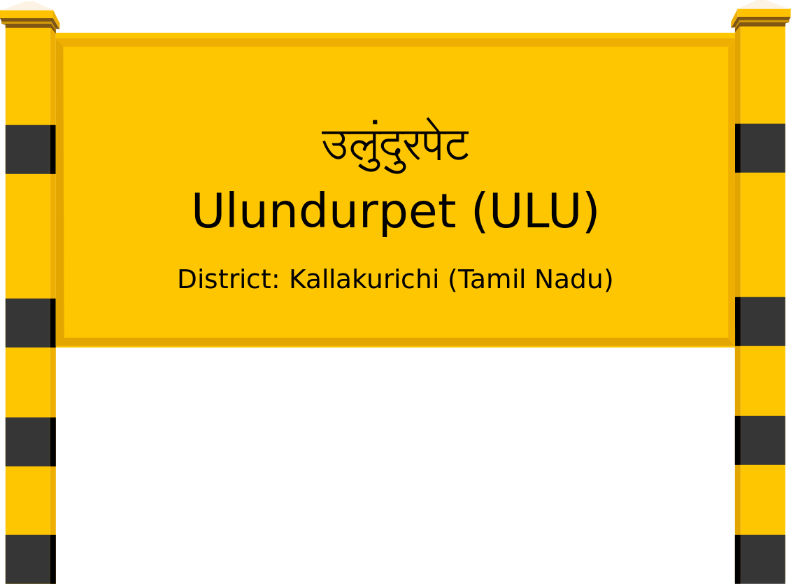 Ulundurpet (ULU) Railway Station